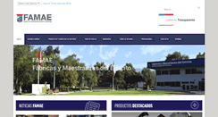 Desktop Screenshot of famae.cl